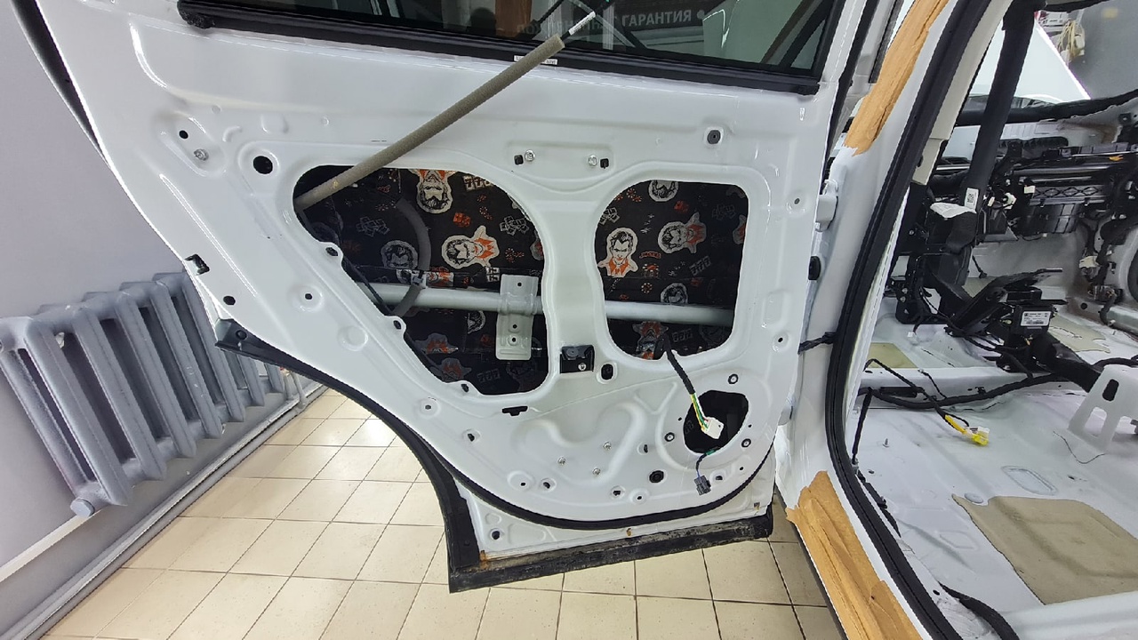 Haval F7 двери 1 слой вибро 2